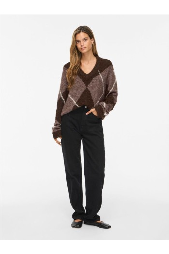 jersey vila cuello pico con rombos