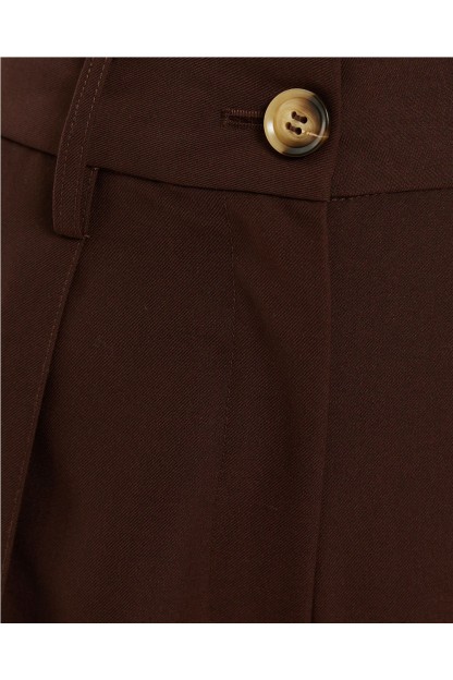 Pantalón ancho mujer con pinzas System Action