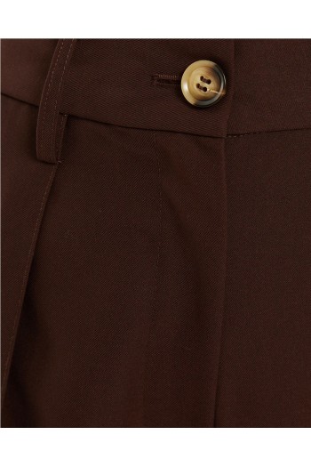 Pantalón ancho mujer con pinzas System Action