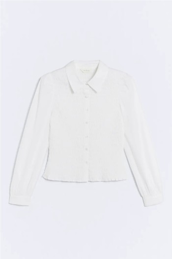 camisa gretel blanca ese o ese fruncidos