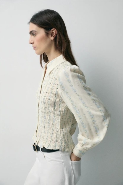 camisa estampado harriet ese o ese fruncido 2