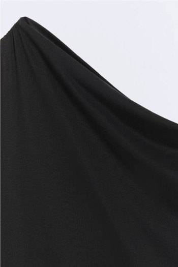 camiseta nicole asimetrico negra marron ese o ese