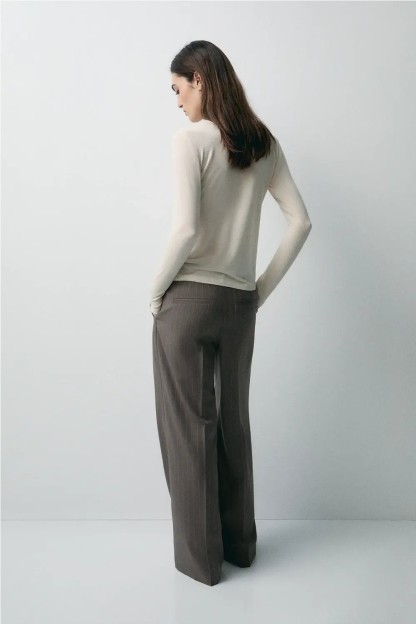 camiseta ese o ese prime lana color beige avena