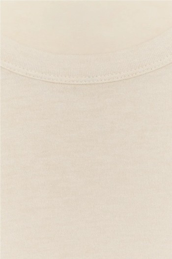 camiseta ese o ese prime lana color beige avena