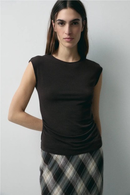 camiseta jolie color marron ese o ese