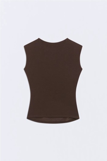 camiseta jolie color marron ese o ese