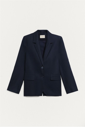 BLAZER MUJER ALGODÓN AZUL MARINO ESE O ESE