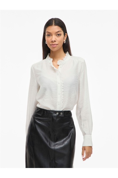 camisa vimalima granate blanco vila camisa volantes