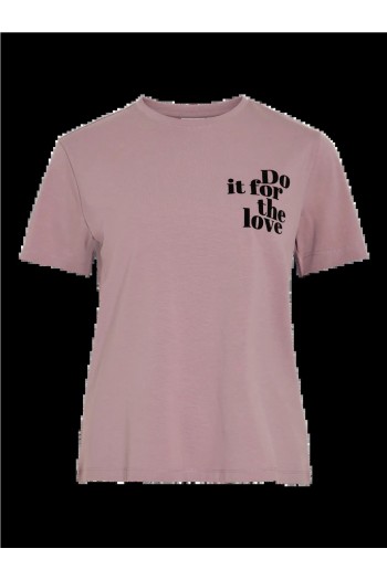 Camiseta morada vila mujer