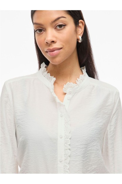 camisa vimalima granate blanco vila camisa volantes