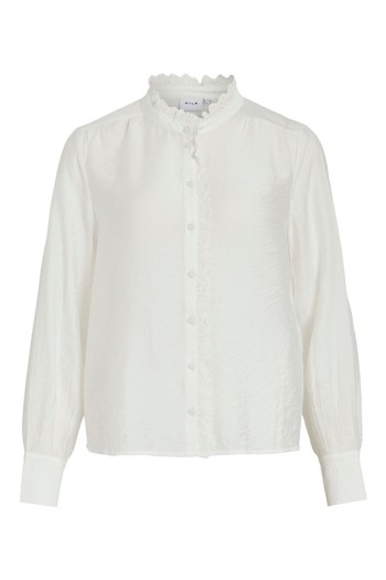 camisa vimalima granate blanco vila camisa volantes