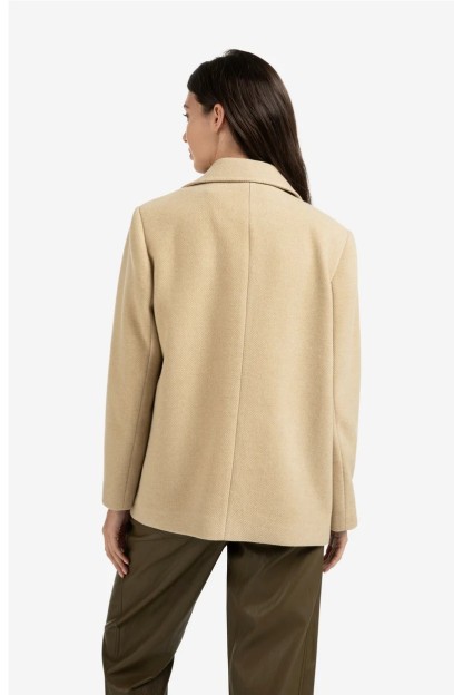 Abrigo de paño corto mujer YAYA