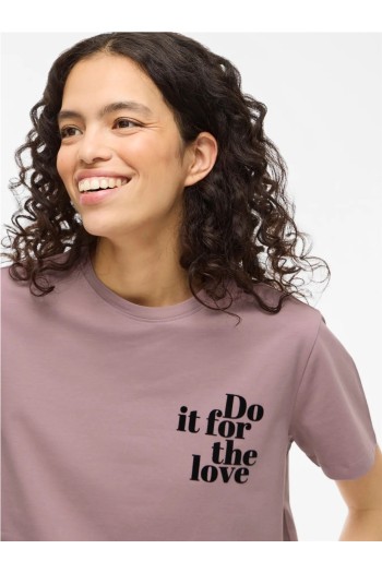 Camiseta morada vila mujer