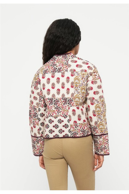 Chaqueta acolchada flores VILA