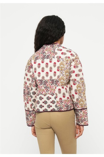 Chaqueta acolchada flores VILA