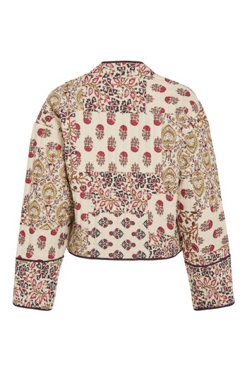 Chaqueta acolchada flores VILA