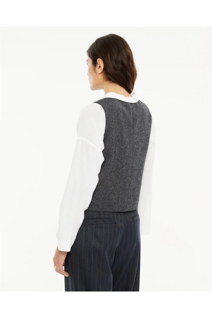 chaleco escote pico espiga systemaction 2