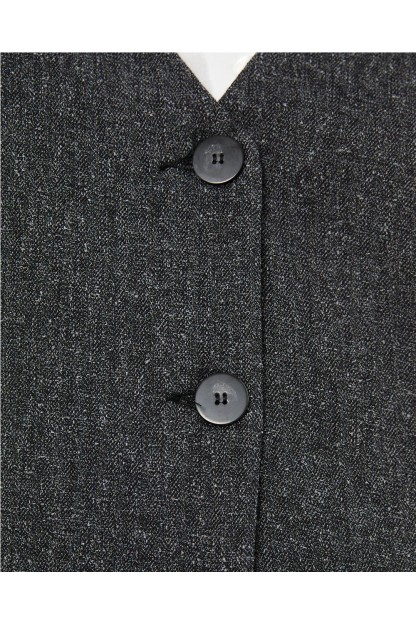 chaleco escote pico espiga systemaction