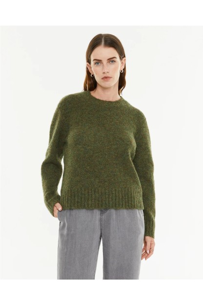 jersey cuello redondo mujer verde systemaction