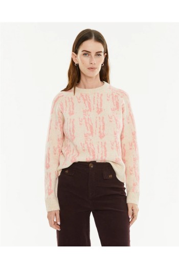 jersey jacquard mujer escote redondo systemaction