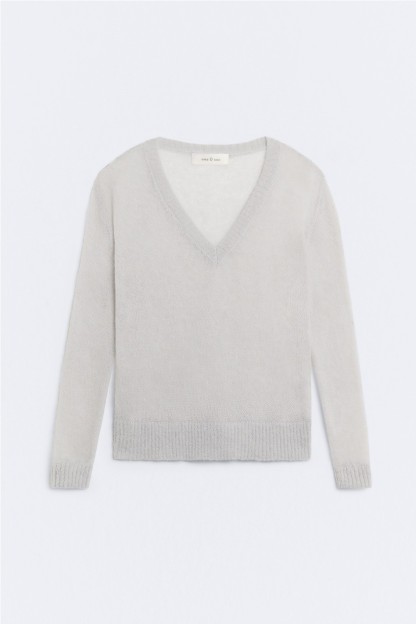 Jersey de galga media. Con composición de lana. Tejido ligeramente tra