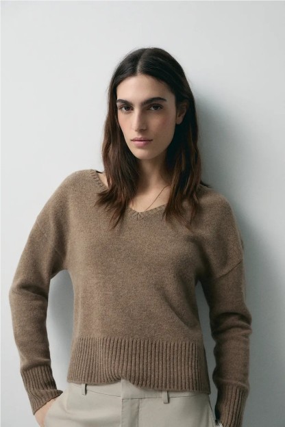 jersey portman ese o ese lana y cashmere colo ecru taupe 2