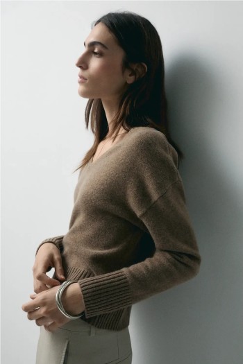 jersey portman ese o ese lana y cashmere colo ecru taupe