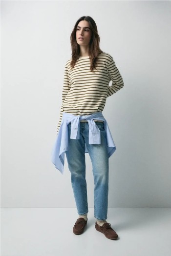 sudadera felpa stripes ese o ese sudadera rayas