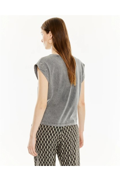 camiseta corazon gris system action mujer 2