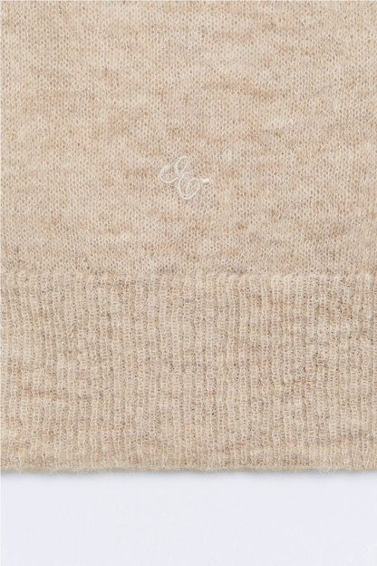 set chaqueta cardigan ese o ese de lana de alpaca mujer con pañuelo tr