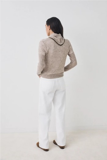 set chaqueta cardigan ese o ese de lana de alpaca mujer con pañuelo tr