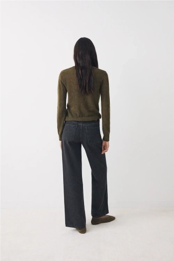 set chaqueta cardigan ese o ese de lana de alpaca mujer con pañuelo tr