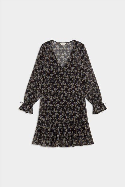 vestido brielle mujer ese o ese con estampado floral margarita