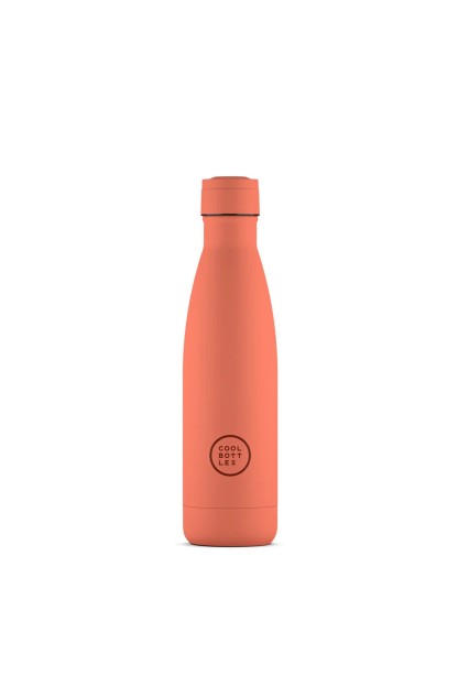 botella acero inoxidable cool bottles pastel coral